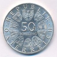 Ausztria 1969. 50Sch Ag "I. Maximilian halálának 450. évfordulója" T:1- kis patina
Austri...