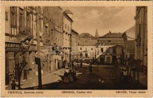 Ungvár, Uzshorod, Uzhhorod, Uzhorod; utca, Kálmán Vollmann üzlete / Ciastka ulici / street, shop