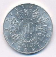 Ausztria 1964. 50Sch Ag "IX. Téli Olimpia Innsbruck" T:1-Austria 1964. 50 Schilling Ag &qu...