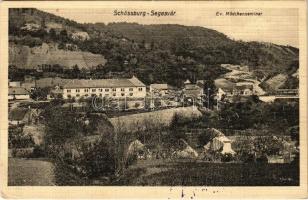 1917 Segesvár, Schässburg, Sighisoara; Evangélikus leányiskola / Lutheran girl school / Mädchenseminar + Zensuriert