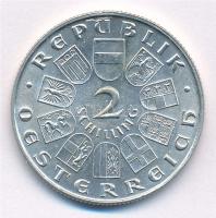 Ausztria 1932. 2Sch Ag "Dr. Ignaz Seipel halála" T:1- 
Austria 1932. 2 Schilling Ag "...