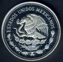 Mexikó 1985. 100P Ag "Mexikói Labdarúgó VB-művészi dizájn, labda" T:PP Tanúsítvánnyal!