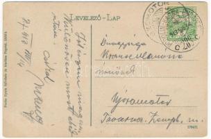 1913 Ótátrafüred, Altschmecks, Stary Smokovec (Magas-Tátra, Vysoké Tatry); Villamos vasútállomás. Fu...