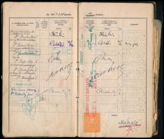 1927 Bp., a Kir. M. Pázmány Péter Tudományegyetem bölcsészettudományi karának leckekönyve Fray Edit ...