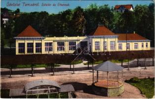 1913 Tarcsa, Tarcsafürdő, Bad Tatzmannsdorf; Sétatér és éttermek / Curpark / park and restaurants (EK)