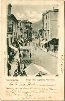 1901 Ventimiglia, Borgo San Agostino, Convento / street (EK)