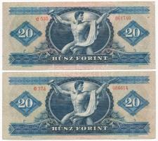 1965. 20Ft (2x) T:III Adamo F14