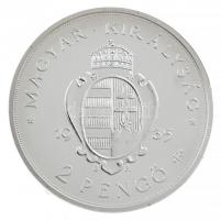 DN "Magyarok Kincstára - Pázmány Péter 2 pengő, 1935" ezüstözött rézötvözet utánveret tanúsítvánnyal, kapszulában (26mm) T:PP