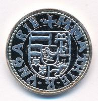 DN "Magyarok Kincstára - Hunyadi Mátyás ezüst garas" ezüstözött rézötvözet utánveret tanús...