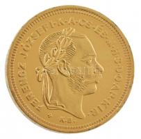 DN "Magyarok Kincstára - Ferenc József dukát, 1870" aranyozott rézötvözet utánveret "...