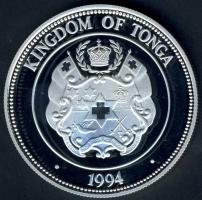 Tonga 1994. 1P Ag "Olimpiai játékok-gerelyhajítás" T:PP