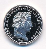 DN "Magyarok Kincstára - Szabadságharc 10 krajcár" ezüstözött rézötvözet utánveret tanúsítvánnyal, kapszulában (23mm) T:PP kis patina