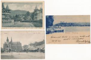 10 db RÉGI történelmi magyar város képeslap jó minőségben / 10 pre-1945 historical Hungarian town-vi...
