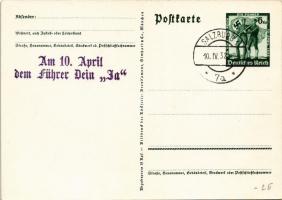 1938 März 13. Ein Volk, ein Reich, ein Führer! / Adolf Hitler, NSDAP German Nazi Party propaganda, m...