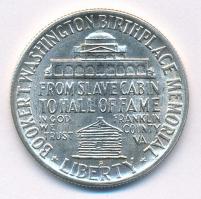 Amerikai Egyesült Államok 1946D. 1/2$ Ag "Booker T. Washington" T:1-
USA 1946D. 1/2 Dolla...