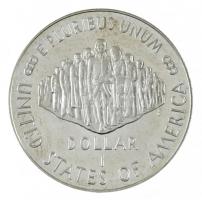 Amerikai Egyesült Államok 1987. 1$ Ag "Az Egyesült Államok Alkotmányának 200. évfordulója" T:PP fo. USA 1987. 1 Dollar Ag "200th anniversary of the Constitution" C:PP spotted Krause KM#220