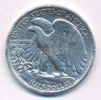 Amerikai Egyesült Államok 1942. 1/2$ Ag "Walking Liberty" T:2-,3 patina, kis ph. 
USA 194...