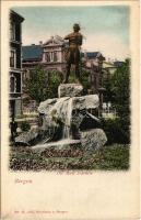 Bergen, Ole Bull statuen / statue
