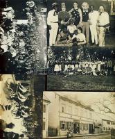 5 db érdekes fotólap: cirkusz, ünnepség / 4 photo cards