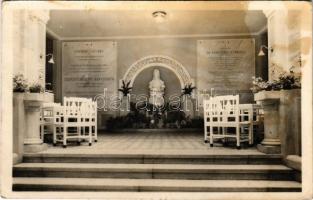 1941 Budakeszi, Erzsébet királyné szanatóriuma és szobor, belső, előcsarnok (fl)