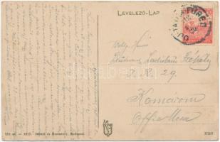 1918 Tátra, Magas-Tátra, Vysoké Tatry; Csorba-tó, villamos / Strbské Pleso / lake, tram (EK)