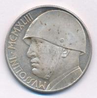 Olaszország 1943. 20L "Mussolini" fantáziaveret T:2 patina (eredetileg PP) Italy 1943. 20 Lire "Mussolini" fantasy coin C:XF patina (originally PP)