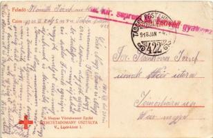 1918 IV. Károly, Zita királyné és Ottó a trónörökös. Magyar Vöröskereszt Egylet Szeretetadomány oszt...