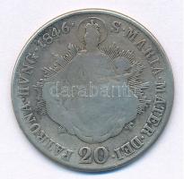 1846B 20kr Ag "V. Ferdinánd" T:3 patina
Hungary 1846B 20 Kreuzer Ag "Ferdinand V&quo...