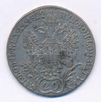 Ausztria 1822A 20kr Ag "I. Ferenc" (6,64g) T:2,2- 
Austria 1822A 20 Kreuzer Ag "Fran...