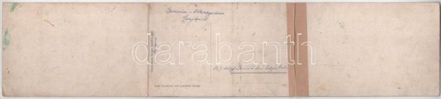 Cajnice. 3-tiled folding panoramacard (r)