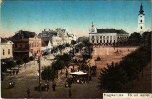 1915 Nagykanizsa, Fő út, piac (EK)
