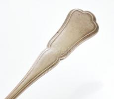 3 db ezüst (Ag) fagylaltos kanál dianás jelzéssel, h: 15 cm, össz. nettó: 105 g