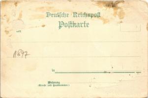 Bockwa (Zwickau), Wasserdurchbruch in Bockwa 31. Juli 1897. Überschwemmung der Bockwaer Kohlenwerke,...