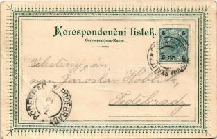 1901 Ceská Skalice, Böhmisch Skalitz; Hotel am Schlachtfejd / Hotel na Bojisti / hotel. Lit. F. Hobl...