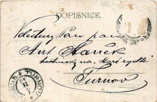 Praha, Prag, Prague; Karlov / church. Lithogr. V. Neubert. litho (tear)