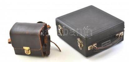 EMKSz Bp. 180 és 121 ÜDL típusú fénymérő készülékek, 1960-as évek, eredeti tokjukban, 22x20x10 cm és...