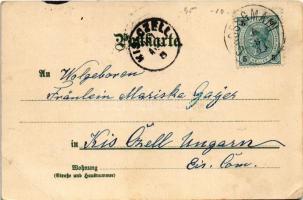 1901 Ramsau am Dachstein (Steiermark), Alter Bildstock bei Ramsau. Art Nouveau, litho (EB)