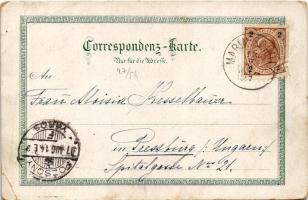 1897 (Vorläufer!) Maria Schutz, Mariaschutz; Hotel Bellevue, Gasthof Prasch / pilgrimage site, hotel...