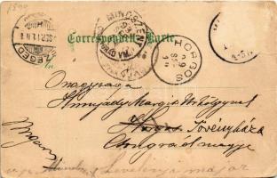 1899 (Vorläufer) Wien, Vienna, Bécs; Votivkirche, K.k. Polizei-Direktion, Philipp Hof, Christinen-De...