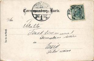 1902 Purkersdorf, general view, villa. Verlag Josef Wintersberger (EK)