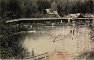 1913 Szováta-fürdő, Baile Sovata; Magyarosi-tó / lake (EB)