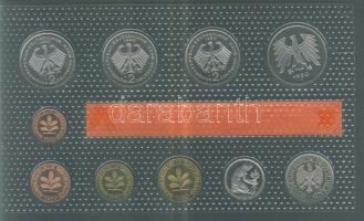 NSZK 1980J 1Pf-5M 10klf db, szettben, benne 3klf 2M T:BU