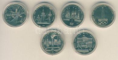 Szovjetunió 1977-80. 1R 6klf db "Olimpia" sor szettben T:1 Díszdobozban!