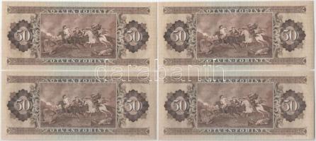 1969. 50Ft (9x) "D 357 037383 - D 357 037391" sorszámkövetők T:III szép papír 
Adamo F20