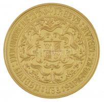 DN "Történelmi aranypénzek - VIII. Henrik sovereign, 1526-1544" aranyozott Cu-Ni utánveret...