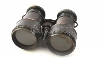 1900 körül, FERD. Gross Son Vienna / Wien / Bécs, távcső, sérült tokban, jelzett, működik, korának m...