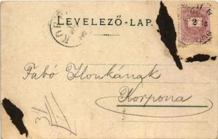 1900 Selmecbánya, Schemnitz, Banská Stiavnica; Leányvár, Szentháromság tér, Pacher-táró (Glanzenberg...