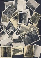 1941 26 db II. világháborús fotó a frontról hátán magyar feljegyzésekkel / WW. II. 26 photos from the Eastern front 6x4 cm