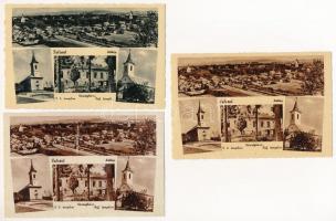Felcsút - 3 db régi használatlan Weinstock képeslap / 3 pre-1945 unused postcards