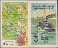 1928 Magy. Kir. Folyam- és Tengerhajózási Rt. személyhajójáratok